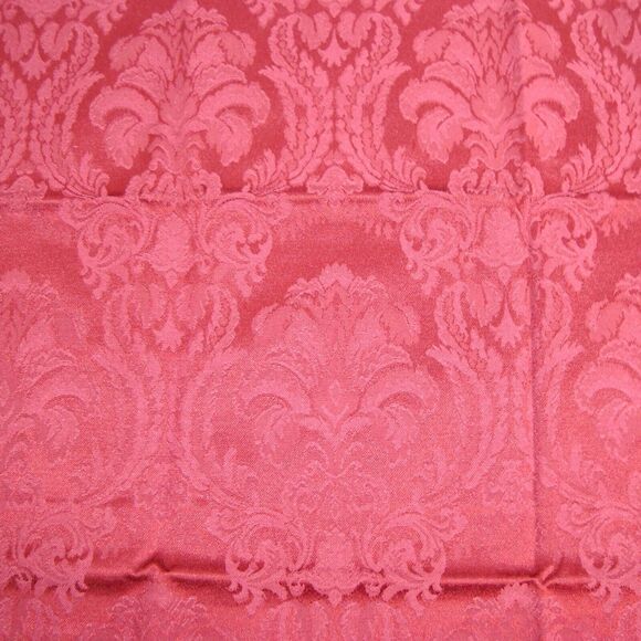 (4) Burgundy Damask Fabric Cloth Napkins Royal Palace Design - Picture 3 of 4
